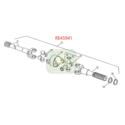 Farklılık Sistemi Sürüş Çubuğu RE188421 RE45941  Traktörleri için Çubuğu Assy