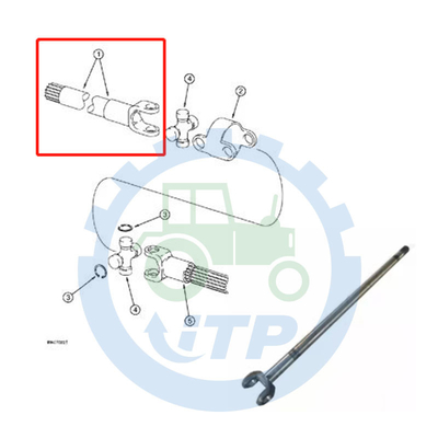 Beko 590SL 590SM 590L Ön Aks Uzun Mil 195212A1