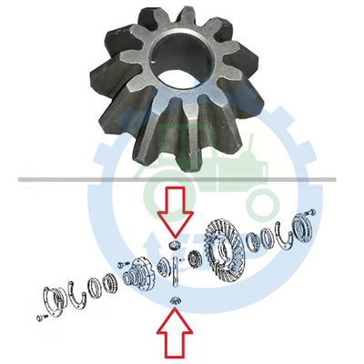 820 920 için T29227 Konik Dişli şanzıman diferansiyel