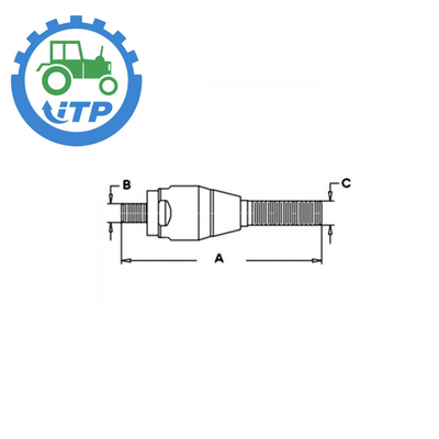 CAR49001  Traktör Parçaları Rotil RH 2.77KG